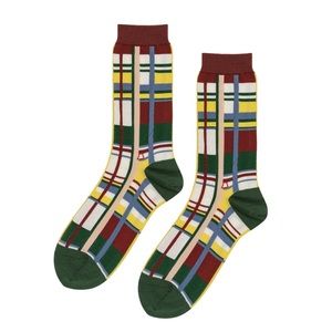 HF Hansel From Basel Anthropologie Pappy Men’s Crew Multi Color Socks